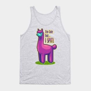 Cute Alpaca Spit Tank Top